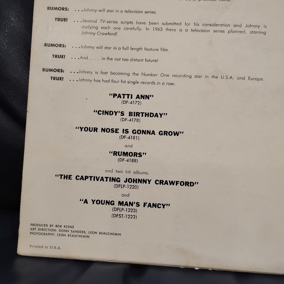 JOHNNY CRAWFORD LP - Picture 6 of 6